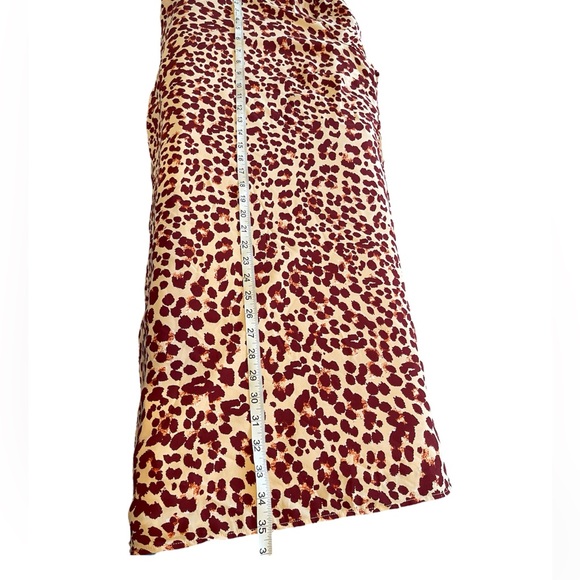 🔥4 for $75🔥 H&M Classic 3/4 Sleeve Leopard Print Dress Office Professional - Picture 7 of 7